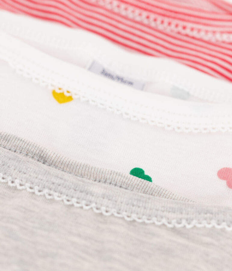 Drie meisjesonderbroeken multicouleur