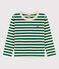 Jongens-T-shirt met lange mouwen EVERGREEN/ AVALANCHE