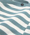 Dames_t-shirt met lange mouwen blauw FONTAINE/wit MARSHMALLOW