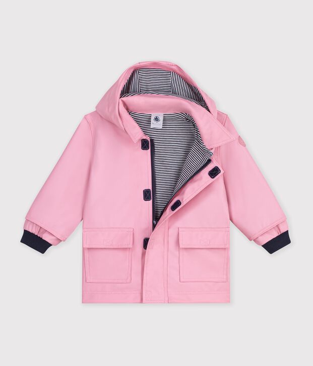 Iconische effen oliejas voor baby's roze