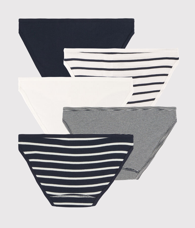 Set 5 onderbroeken Dames multicouleur