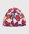 Anti-UV badmutsje UPF 50+ meisje roze PATIENCE/wit MULTICO