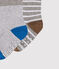 Lot de 2 paires de chaussettes bébé garçon blanc MARSHMALLOW/gris SUBWAY