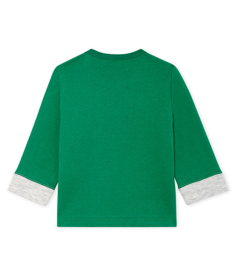 T-shirt met lange mouwen babyjongen groen