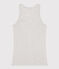 Iconische tanktop in katoen grijs BELUGA CHINE