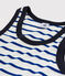Débardeur iconique en coton Femme blanc MARSHMALLOW/bleu SURF