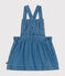 Jurk zonder mouwen van licht denim voor baby's blauw DENIM CLAIR