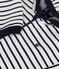 Sweater met kap voor baby's wit MARSHMALLOW/blauw SMOKING