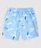 Milieuvriendelijke zwembroek voor babyjongen blauw JASMIN/wit MULTICO