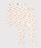 Katoenen snugfit-pyjama met vogelprint wit MARSHMALLOW/wit MULTICO