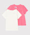 Set met 2 T-shirts babymeisje variante 1