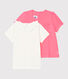 Set met 2 T-shirts babymeisje