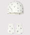 Set met muts en wanten van gebreide stof voor baby's variante 2