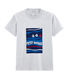 T-shirt met korte mouwen en gemengd motief.