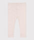 Legging van katoen met print voor baby's