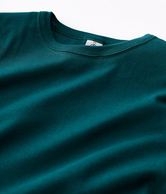 Iconisch katoenen Dames t-shirt met ronde hals groen PINEDE