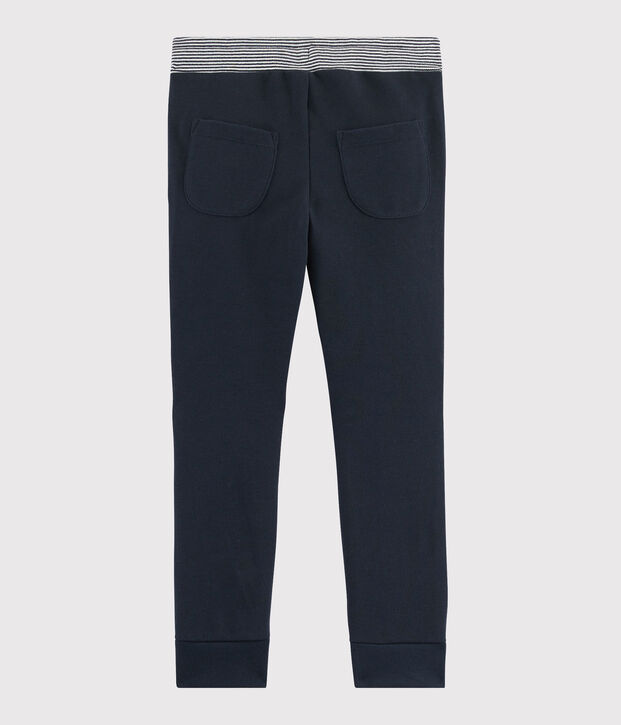 Pantalon de sport enfant gar&ccedil;on bleu marine