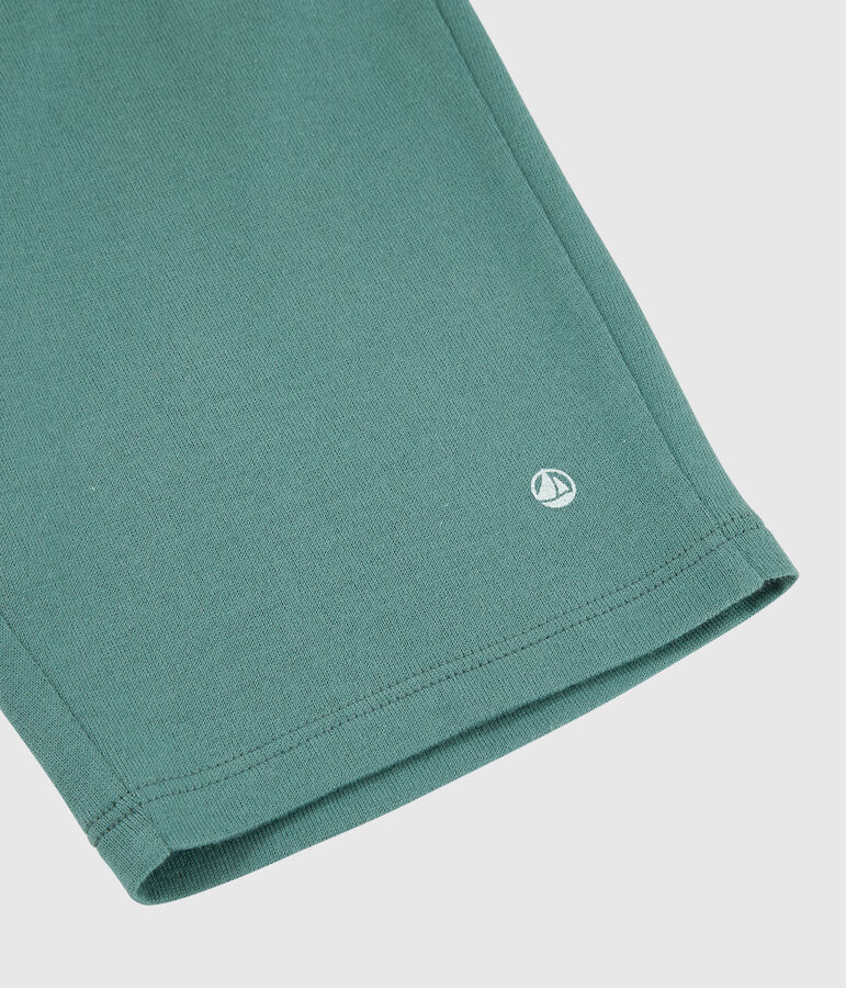 Jongensbermuda in katoen groen