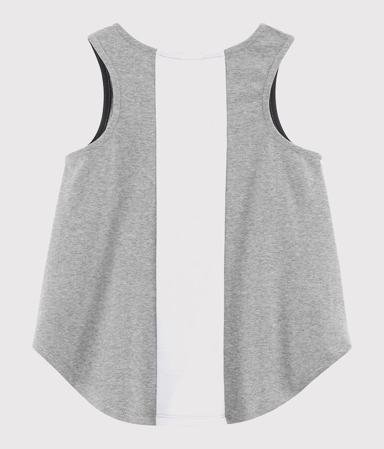 D&eacute;bardeur de sport enfant fille gris SUBWAY CHINE