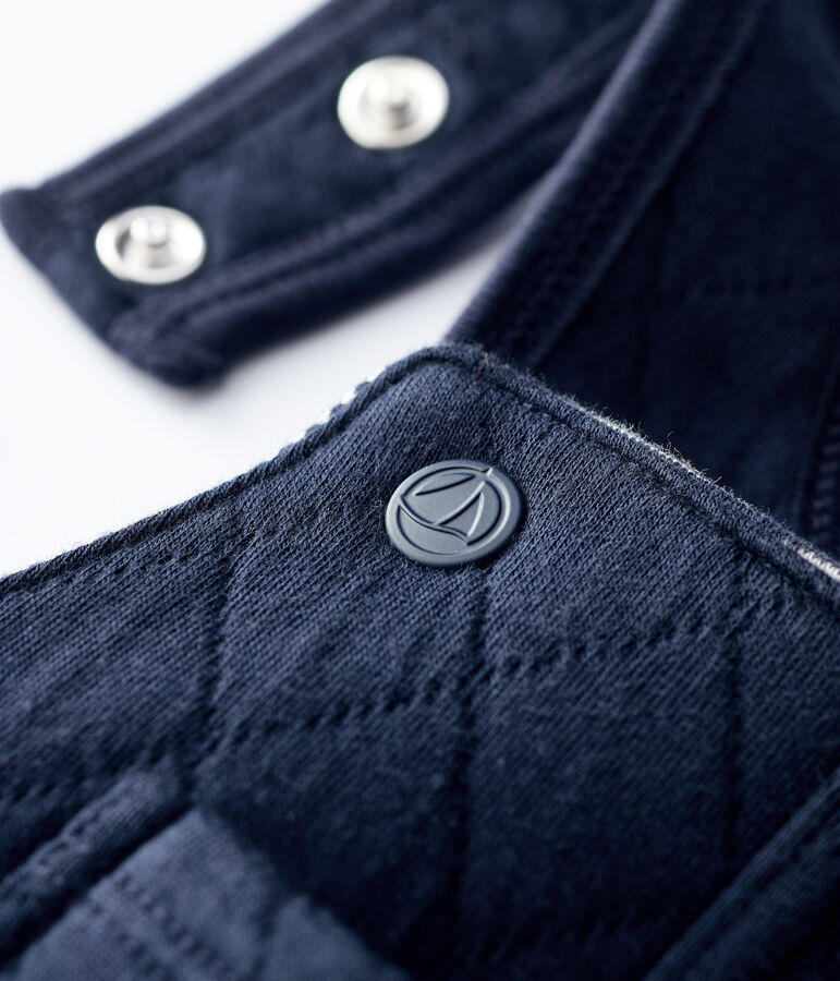 Gewatteerde salopette baby. blauw