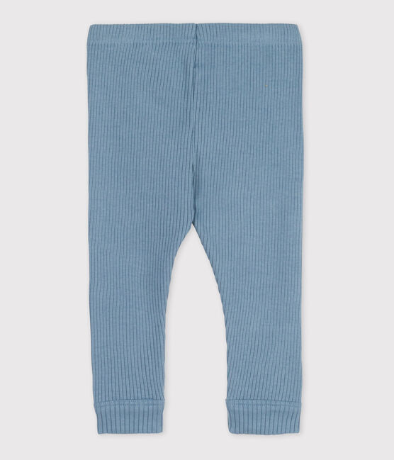 Babylegging van geribd breisel. blauw ROVER