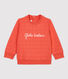 Gewatteerd bio sweatshirt baby.