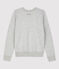 Molton sweatshirt voor Dames grijs