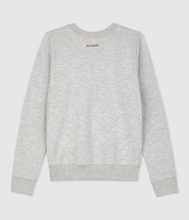 Molton sweatshirt voor Dames grijs