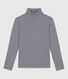 Tee-shirt col roulé L'ICONIQUE en coton BIO Femme