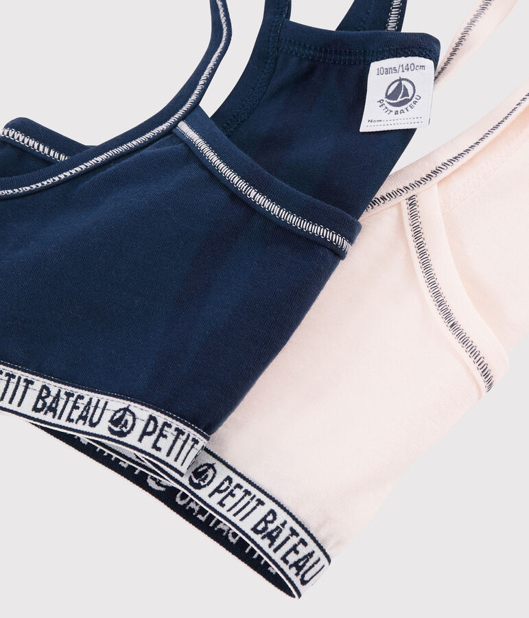Set van 2 sportbrassi&egrave;res voor meisjes multicouleur