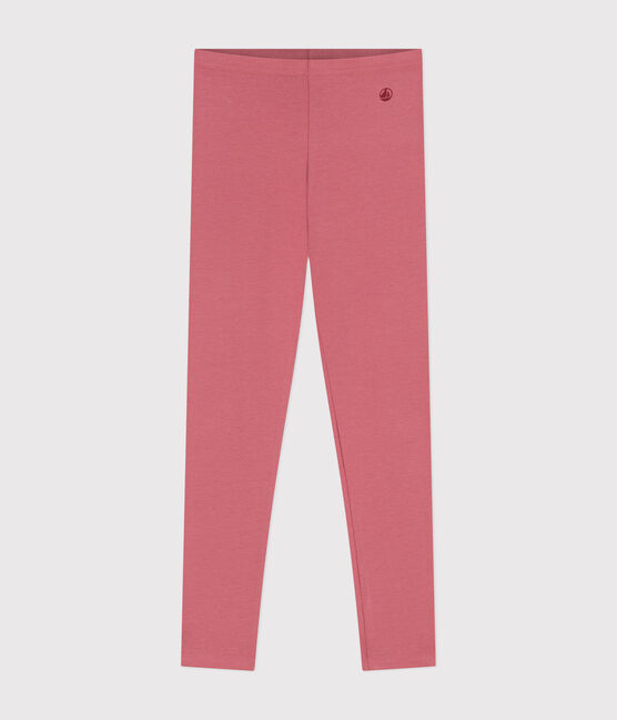 Legging van jersey en elastaan voor meisjes roze ROSEWOOD