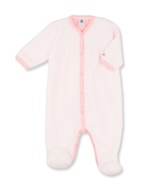 Spotlijster Gevangenisstraf Begraafplaats Warme babypyjama in fleece voor meisjes VIENNE | Petit Bateau