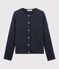 Cardigan en tubique matelassé Femme bleu SMOKING