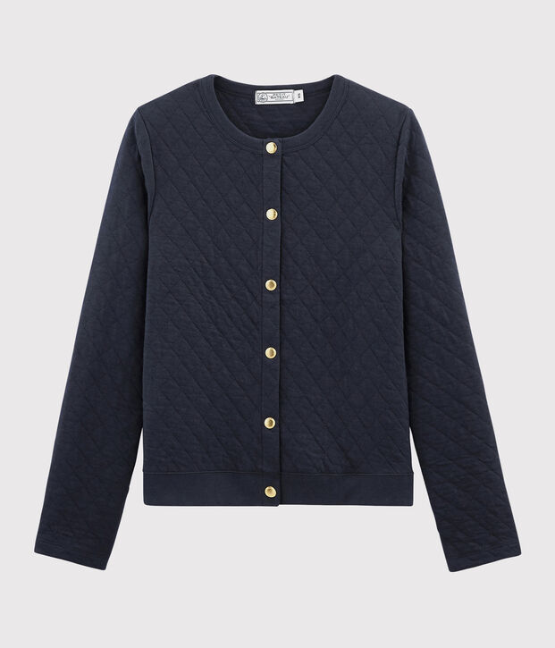 Dames cardigan van gewatteerde tubic. SMOKING