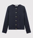 Cardigan en tubique matelassé Femme