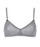 Soutien gorge femme effet seconde peau rayé milleraies bleu ABYSSE/blanc LAIT