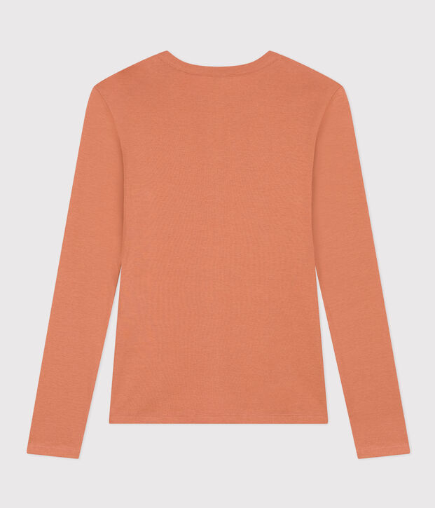 L'ICONIQUE, dames-T-shirt met ronde hals in katoen roze