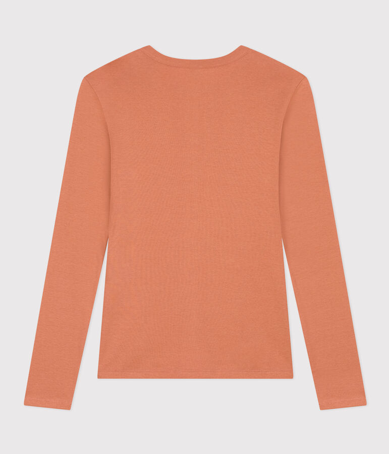 L'ICONIQUE, dames-T-shirt met ronde hals in katoen roze