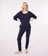 Pyjama uni en coton femme
