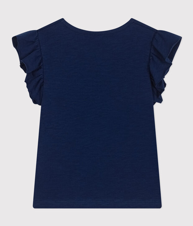 T-shirt van gevlamde jersey voor meisjes MEDIEVAL