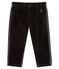 Broek van fluweel-mesh babyjongen zwart NOIR