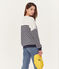 Pull marin femme bleu SMOKING/blanc MARSHMALLOW