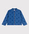 Veste enfant en coton cœurs bleu ALASKA FONCE/ MEDIEVAL