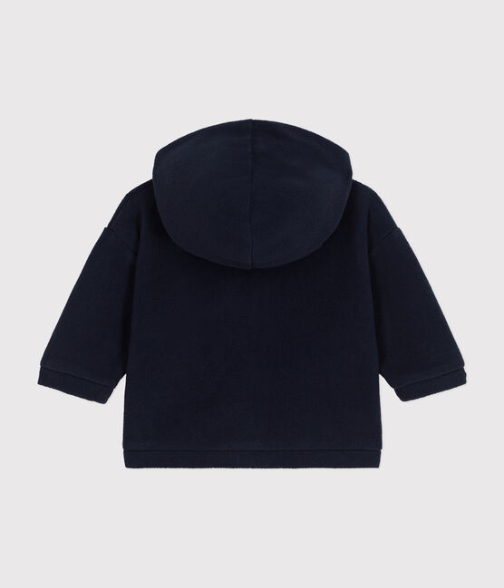 Sweatshirt in fleece voor baby's blauw SMOKING
