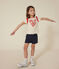 Tee-shirt en jersey enfant fille écru AVALANCHE