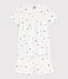 Pyjacourt animaux marins en coton petite fille