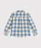 Chemise en flanelle enfant garçon bleu BEACH/ AVALANCHE