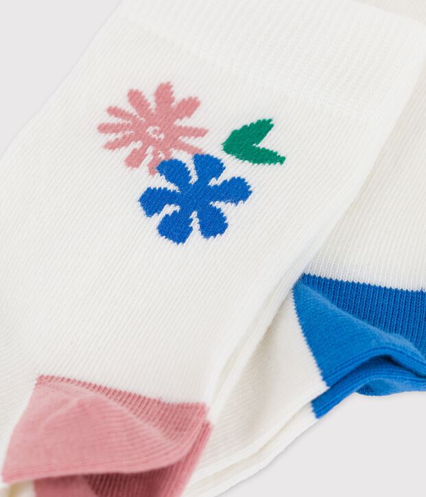 Lot de 2 paires de chaussettes b&eacute;b&eacute; multicouleur