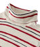 Sous-pull voor meisjes Petit Bateau & Ines de la Fressange Paris beige COQUILLE/wit MULTICO