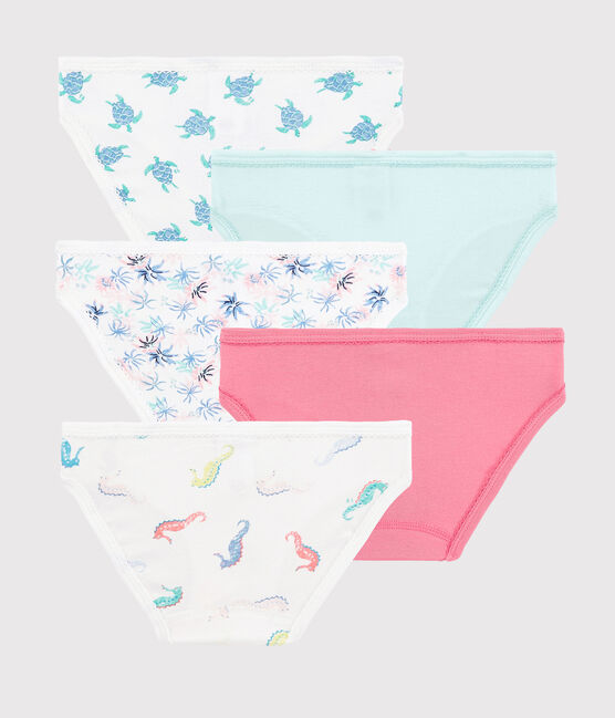 Lot de 5 culottes océans petite fille variante 1